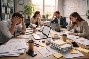 découvrez l'impact financier d'une mauvaise organisation interne sur une année et comment l'éviter pour optimiser la performance de votre entreprise.