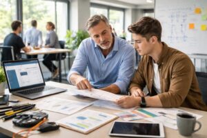 découvrez les différents dispositifs disponibles pour former un apprenti en entreprise, incluant les formations, aides financières et obligations légales.