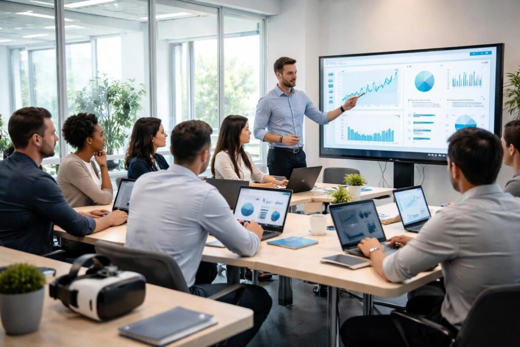 découvrez les avantages clés de la digitalisation des formations en entreprise pour améliorer l'efficacité, la flexibilité et l'engagement des collaborateurs.