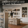 Showroom coloré et créatif d'une marque australienne à Melbourne