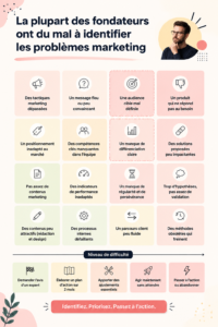 Image d'une femme d'affaires utilisant un graphique pour analyser des données marketing.