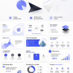 Image d'un modèle PowerPoint corporate avec un design professionnel.