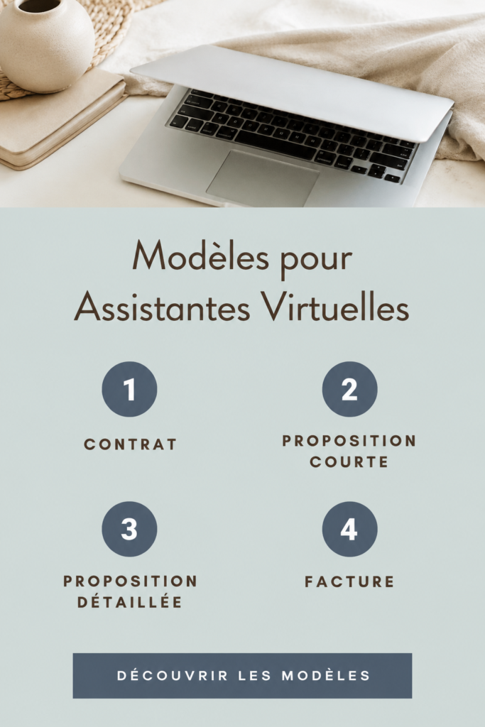 Modèles d'assistant virtuel organise votre quotidien de façon pratique et efficace