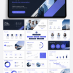 Modèle PowerPoint interactif pour un rapport d'affaires professionnel