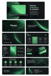 Un exemple de présentation PowerPoint professionnelle pour mettre en avant une entreprise
