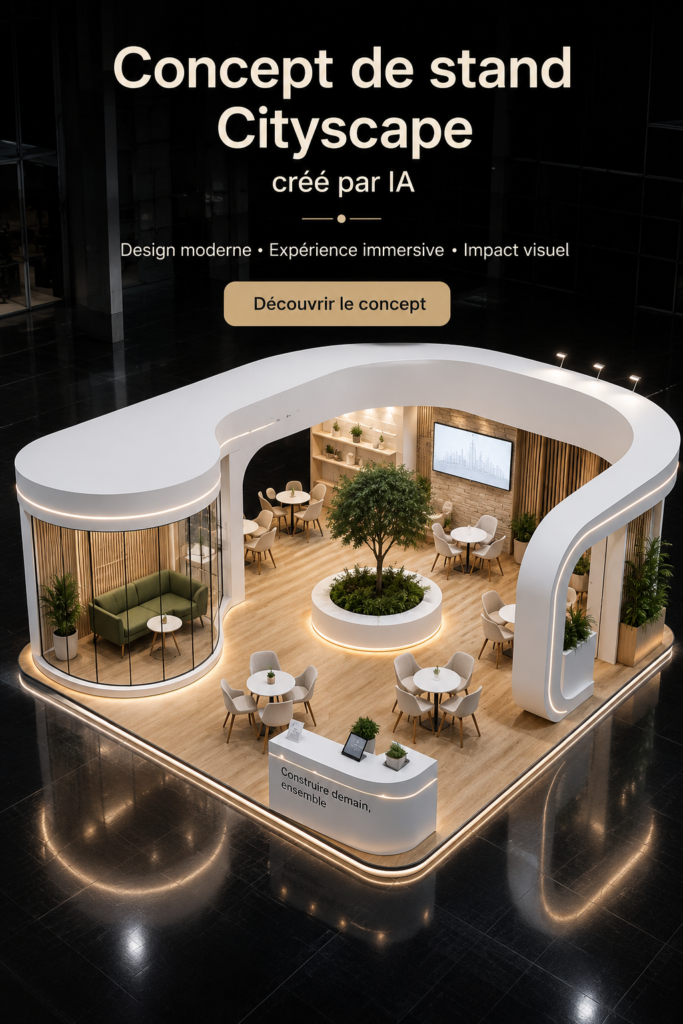 Concept de stand urbain innovant par Hisham Ensan