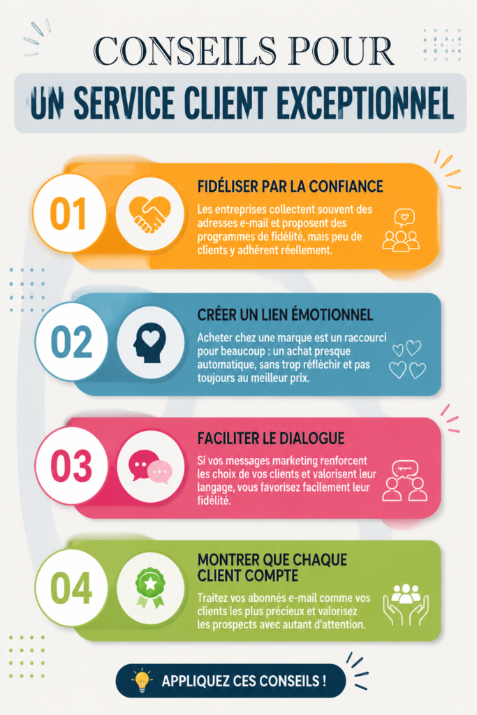 Femme discutant avec un client dans un bureau, symbole d'un service client de qualité.