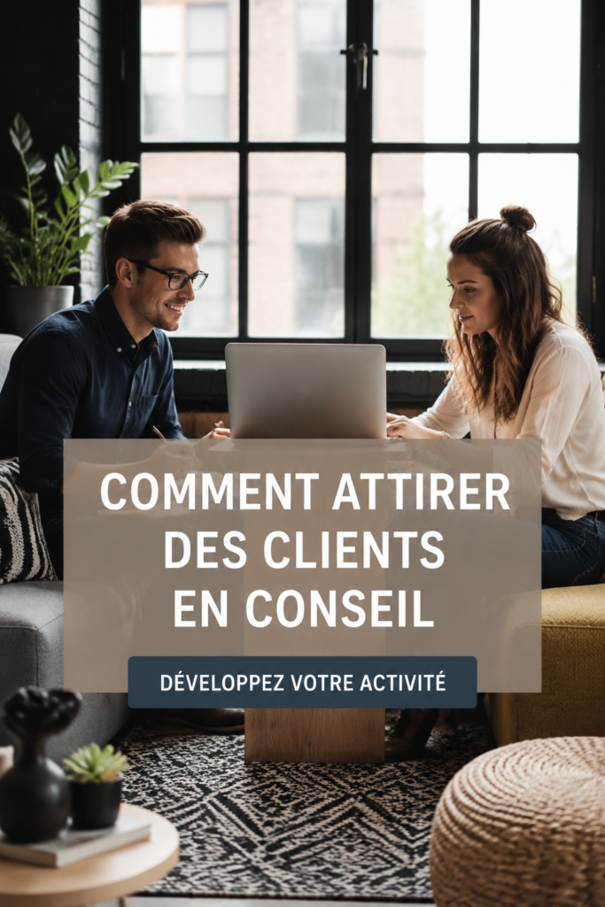 Une femme consultant présente ses services à un groupe de clients potentiels.