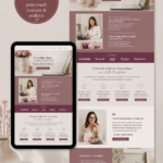 Un site web moderne et élégant pour coaches et pédiatres, montrant une interface conviviale et professionnelle.