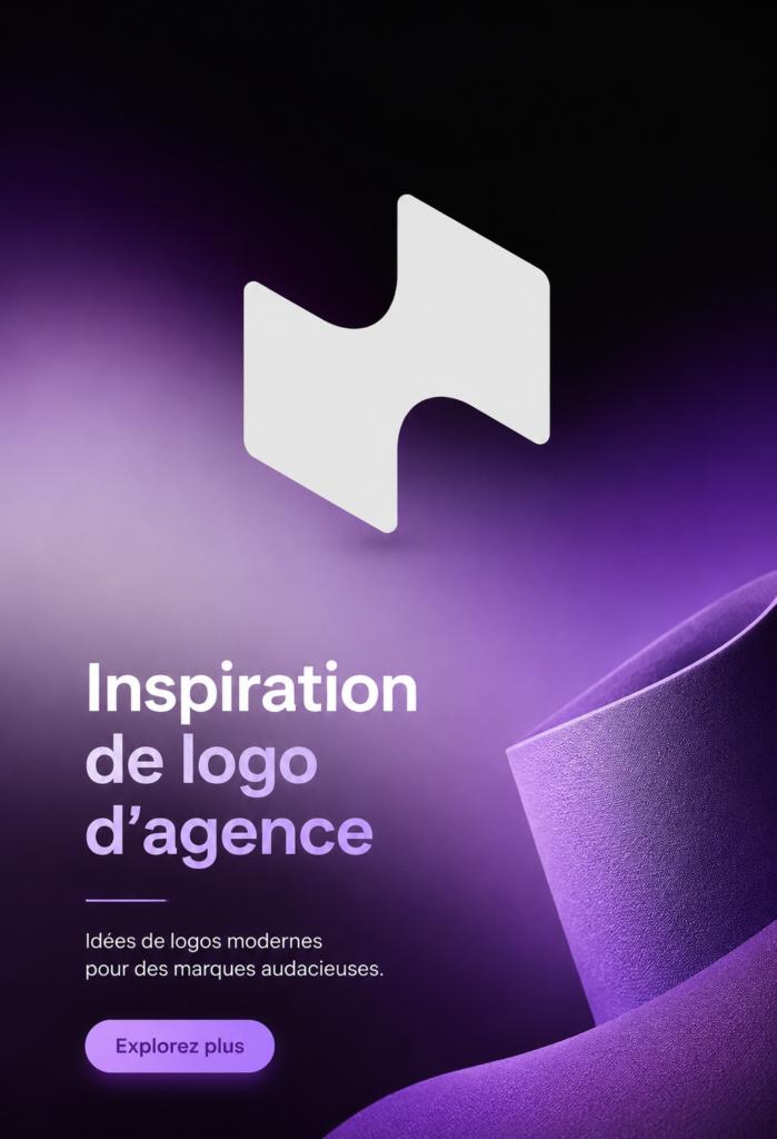 Exemples de logos d'agences colorés et modernes