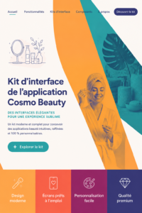 Kit d'interface Cosmo pour des créations modernes et esthétiques