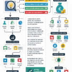 Illustration d'une stratégie de marketing d'acquisition client efficace avec des infographies