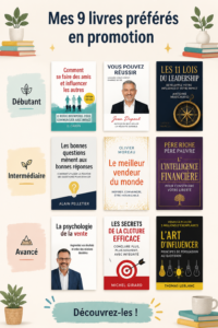 Une sélection de livres préférés à découvrir, présentée de manière chaleureuse et engageante.