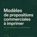 Un aperçu d'un modèle de proposition d'affaires personnalisable sur Canva