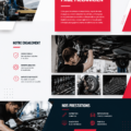 Image d'un garage bien organisé avec un pack de mise en page pour mécaniciens