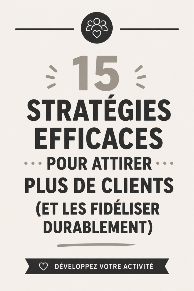 Stratégies efficaces pour attirer et fidéliser les clients dans un environnement professionnel chaleureux.