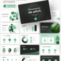 Template de présentation moderne conçu dans Figma, mêlant élégance et praticité.