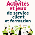 Une équipe de professionnels en train de jouer à un jeu de formation pour le service client.