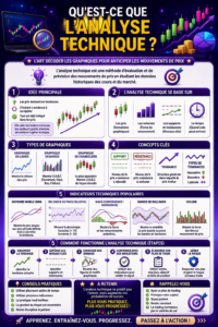 Femme utilisant des graphiques d'analyse technique pour des stratégies B2B