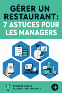 Une gérante de restaurant supervisant son équipe en pleine action.
