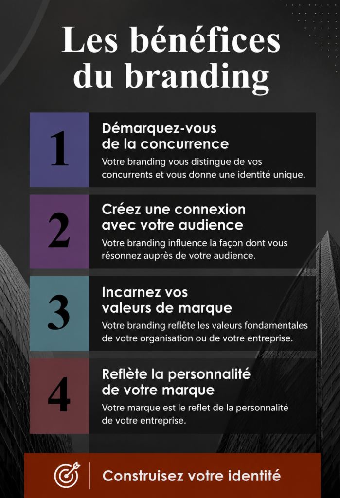 Illustration d'une équipe marketing planifiant une stratégie de branding pour une entreprise B2B.