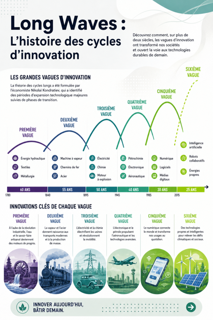 Cycle d'innovation illustré pour un projet B2B
