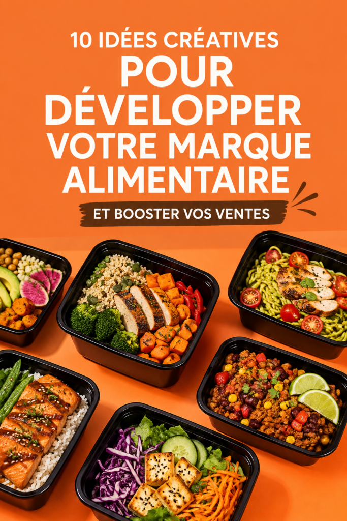 Un brainstorming créatif sur le branding alimentaire, mettant en avant des stratégies originales.