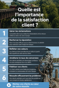 Illustration sur l'importance de la satisfaction client en business B2B.