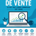 Tableau de bord montrant des KPIs de vente en B2B