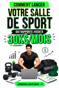 Image d'une salle de sport moderne remplie de clientèles heureuses et motivées