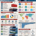 Un cargo naviguant sur l'océan, symbolisant l'expédition internationale.