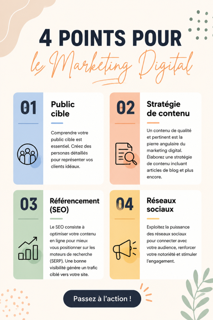 Un groupe de femmes en réunion discutant des stratégies de marketing digital