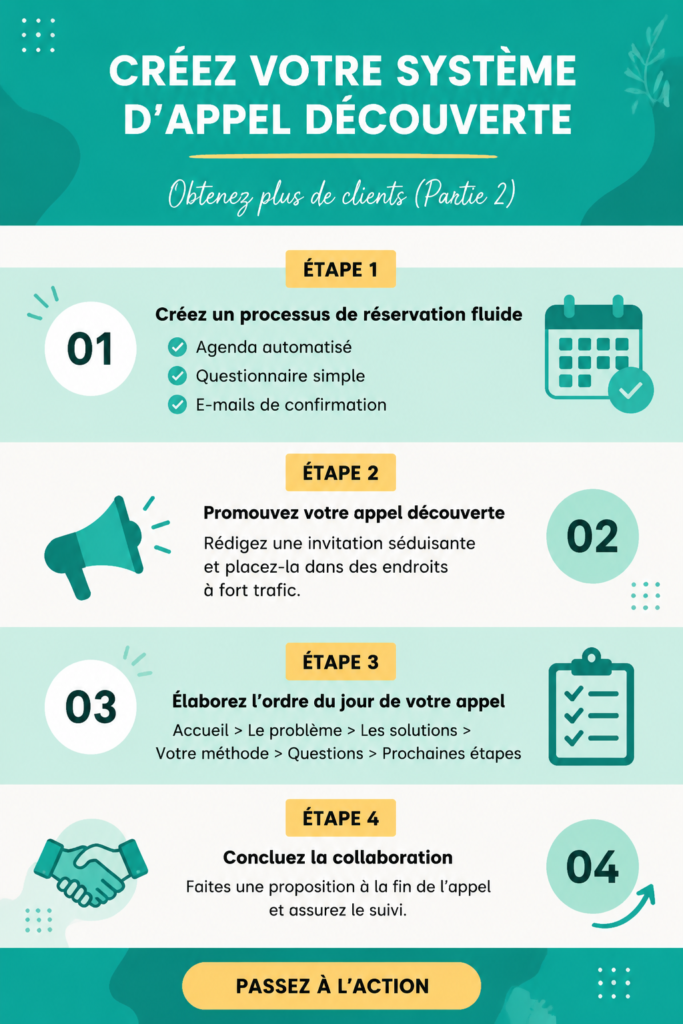 Femme en train de passer un appel professionnel pour découvrir de nouveaux clients en B2B