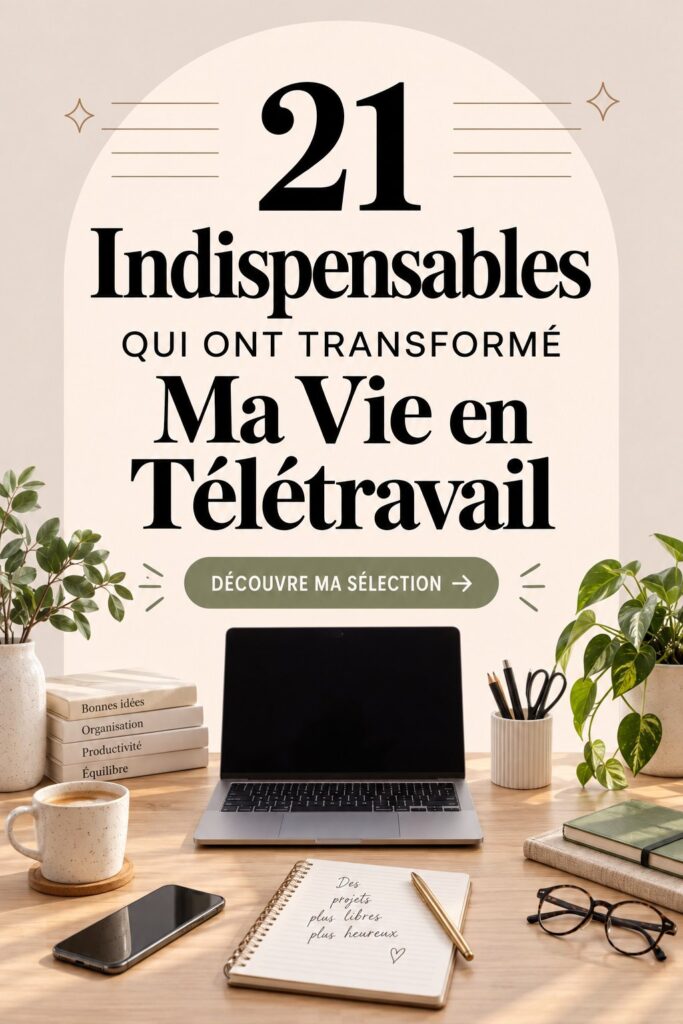 Femme travaillant à domicile avec des outils modernes pour le télétravail