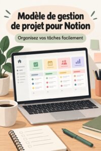 Capture d'écran d'un tableau de gestion de projet dans Notion.