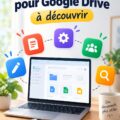 Femme utilisant Google Drive avec des add-ons pour améliorer sa productivité