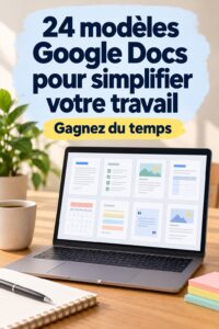 Un écran d'ordinateur montrant plusieurs modèles Google Docs alignés.