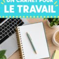 Un carnet de notes joliment organisé avec des couleurs et des sections distinctes, représentant une méthode d'organisation efficace.