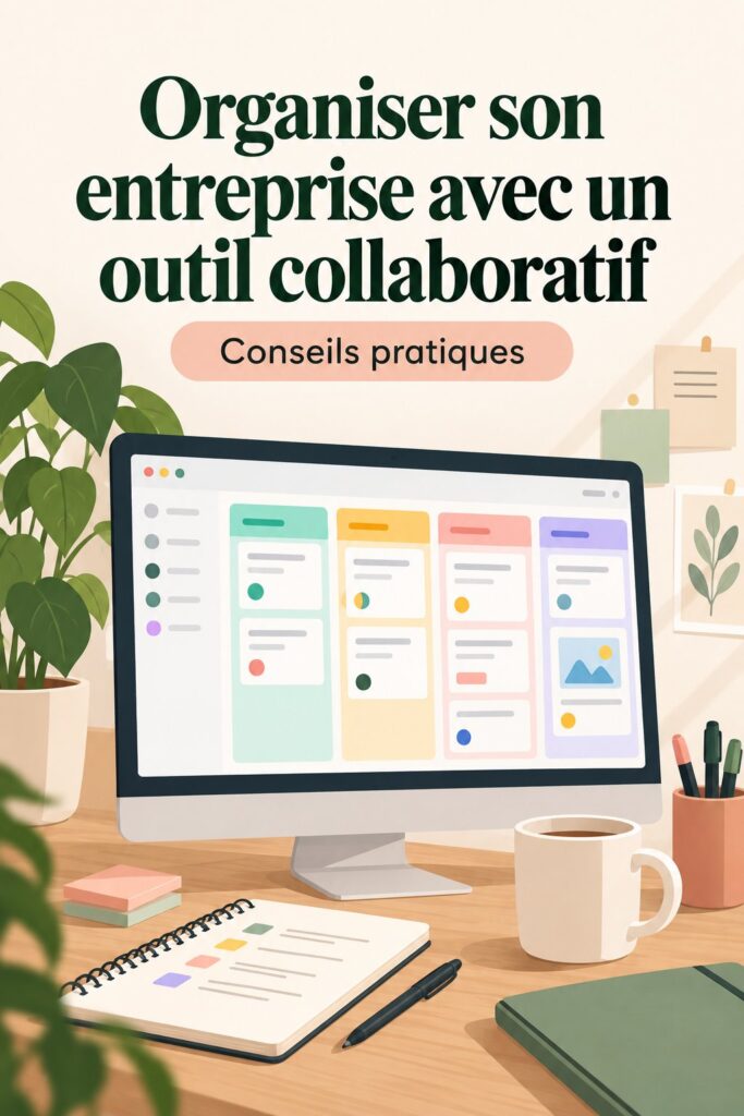 Femme utilisant ClickUp pour organiser sa gestion d'entreprise.