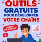 Un écran d'ordinateur affichant des outils YouTube gratuits pour les créateurs de contenu.