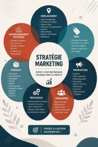 Femme entrepreneur réfléchissant à une stratégie marketing pour son entreprise.