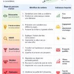 Femme d'affaires analysant des données de marketing sur son ordinateur