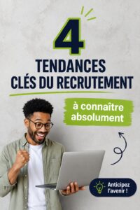 Une femme professionnelle discutant des tendances de recrutement dans un environnement de travail moderne.