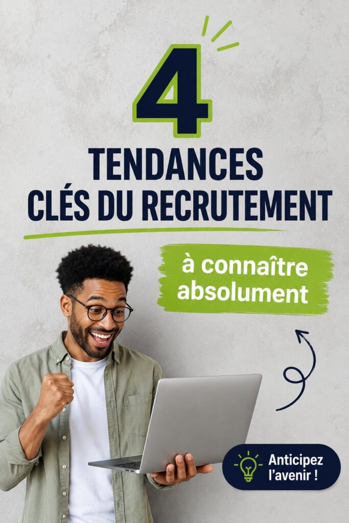 Une femme professionnelle discutant des tendances de recrutement dans un environnement de travail moderne.