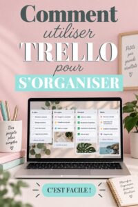 Interface de Trello montrant un tableau de gestion de projet