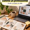 Femme professionnelle analysant un audit de marque UGC sur un ordinateur