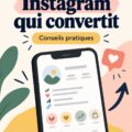 Capture d'écran d'une bio Instagram engageante et créative.