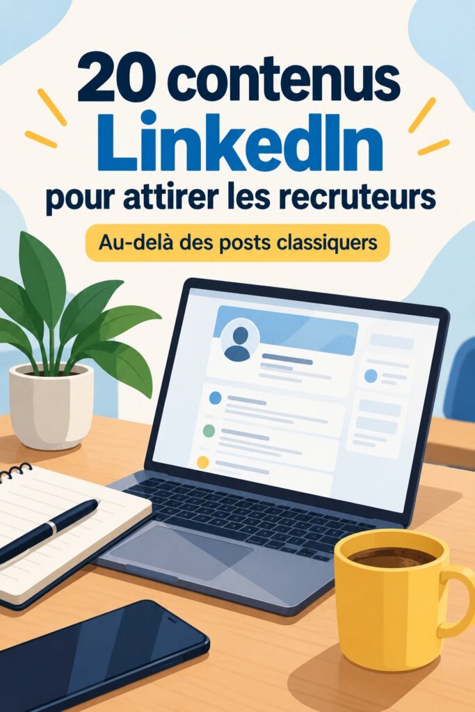 Femme souriante utilisant LinkedIn pour rechercher des opportunités professionnelles.