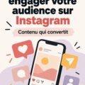 Une femme créative travaillant sur elle-même pour créer du contenu engageant pour Instagram.