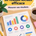 Image d'un rapport sur les réseaux sociaux avec des graphiques et des statistiques clés intégrés